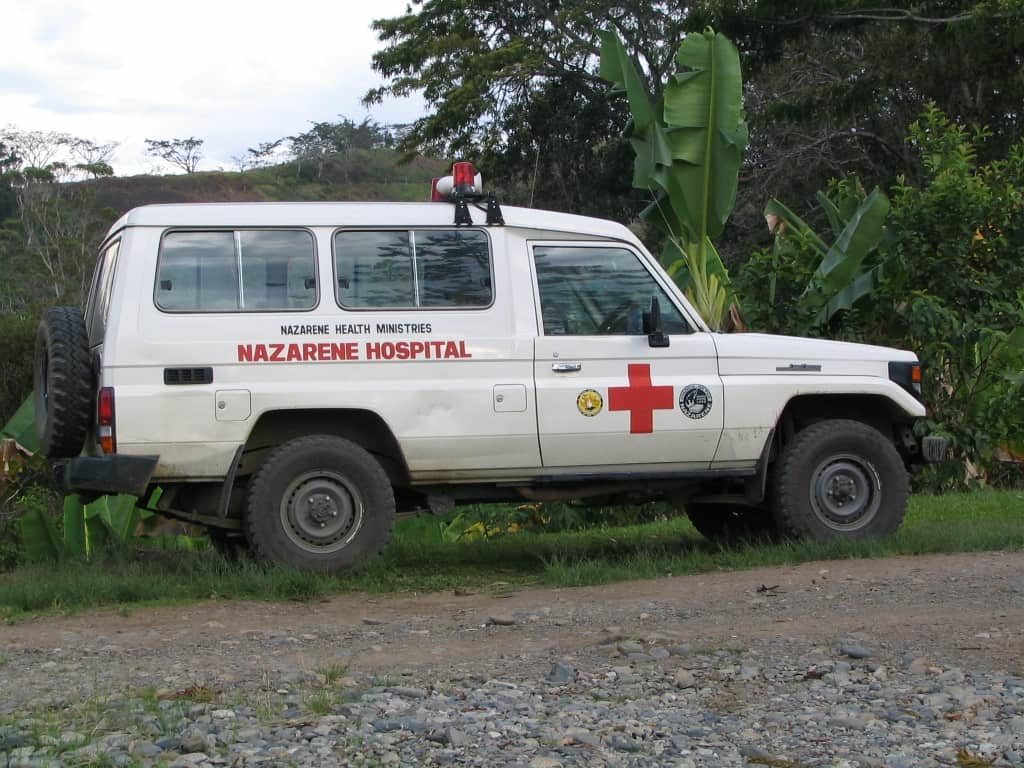 Nazarene Hospital ambulance